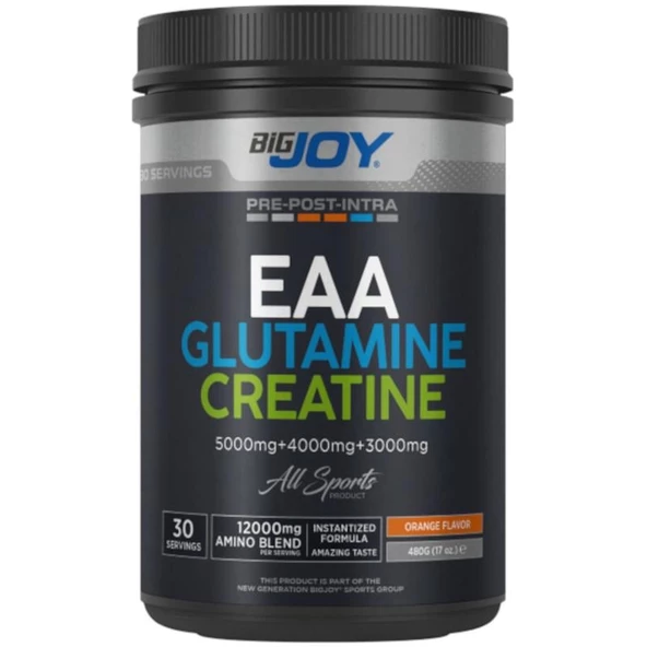 Bigjoy EAA+Glutamine+Creatine Portakal 480g ürün görseli 1