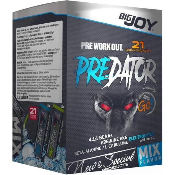 Bigjoy Predator Go Mix Aroma 21 Servis ürün görseli 1