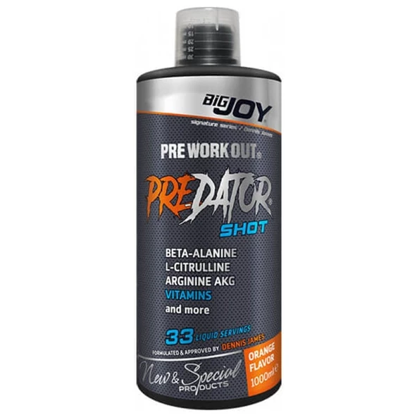 Bigjoy Sports Predator Shot 1000 ml Portakal Aromalı ürün görseli 1