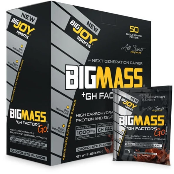 BigJoy BigMass Go Gh Factors 50 Servis 5000 gr Çikolata ürün görseli 1