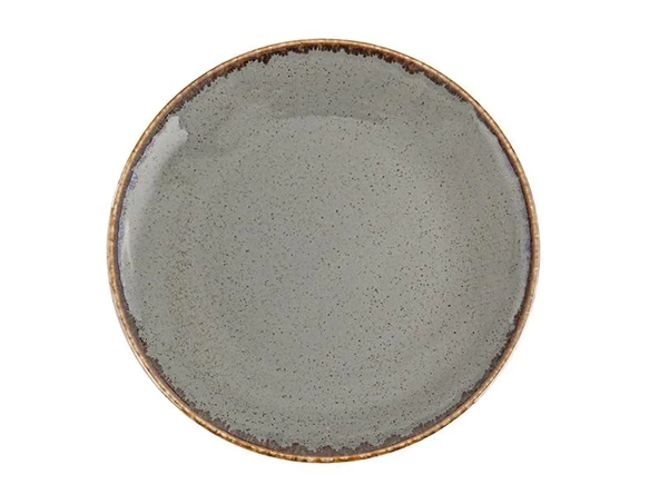 Porland Seasons Koyu Gri Düz Tabak 28cm 187628 04ALM002450 ürün görseli 1