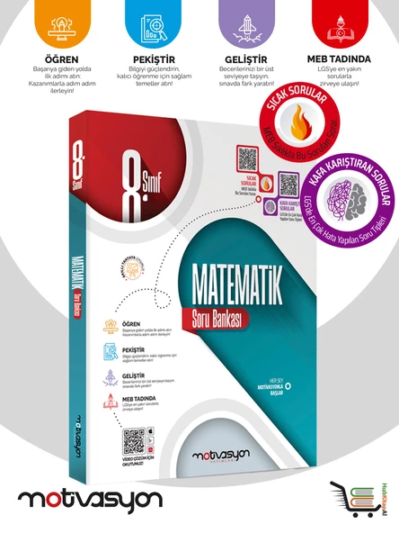 Motivasyon 8. Sınıf Matematik Soru Bankası ürün görseli 1