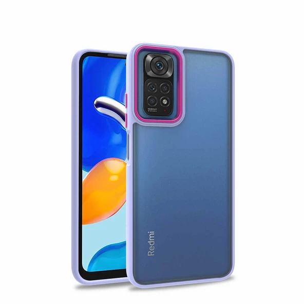 Xiaomi Redmi Note 11 Pro 5G Kılıf Kamera Çıkıntılı Arkası Şeffaf Köşeleri Parlak Renkli Işlemeli Flora Kapak ürün görseli 1