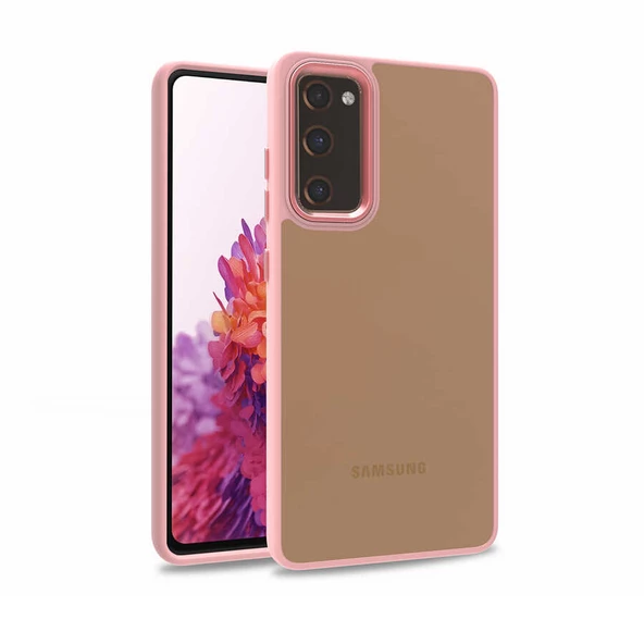 Samsung Galaxy S20 FE Kılıf Kamera Çıkıntılı Arkası Şeffaf Köşeleri Parlak Renkli Işlemeli Flora Kapak ürün görseli 1