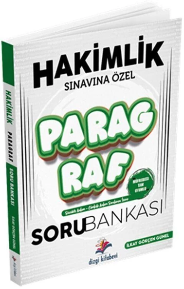 Hakimlik Sınavına Özel Paragraf Soru Bankası Dizgi Kitap ürün görseli 1