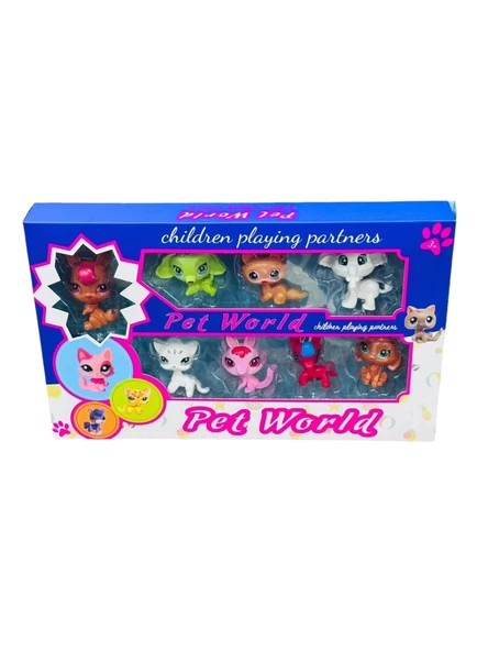 Miniş Oyuncak Karakterleri Littlest Pets Shop 8'li Miniş Ailesi ürün görseli 1