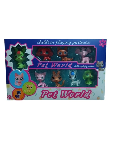 Miniş Oyuncak Karakterleri Littlest Pets Shop 8'li Miniş Ailesi ürün görseli 1