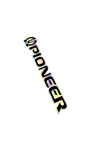 PIONEER Hologramli Sticker - Oto PIONEER Sticker -Boyut 15x2,5 cm ürün görseli 1