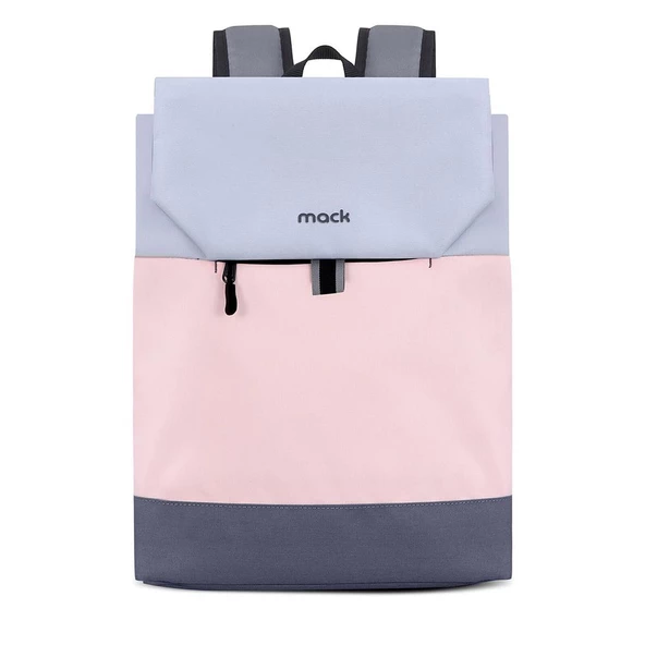 MACK MCE-1302 14.1 ZEN Eco Günlük Sırt Çantası Pembe Gri ürün görseli 1