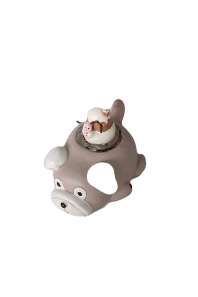 canlipetshop Yatan Köpek Şekilli Masaüstü Dekor Mini ürün görseli 1