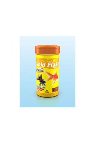 TROPİKAL Koi Ve Japon Balığı Pul Yem Ahm Marin Gold Flake Japon Yemi 100ml ürün görseli 1