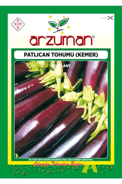 Arzuman Kemer Patlıcan Tohumu 10 Gram ürün görseli 1