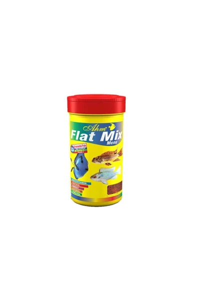 Ahm Flat Mix Menü Karışık Ciklet Balık Yemi 250ml ürün görseli 1