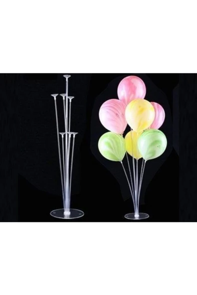 TROPİKAL 7'li Ayaklı Balon Standı (75 Cm) 1 Adet ürün görseli 1