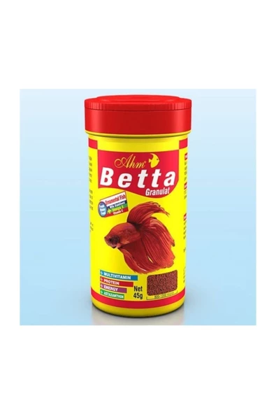 ELİZİNPATİLERİ Ahm Marin Betta Granulat Beta Yemi 100 Ml ürün görseli 1