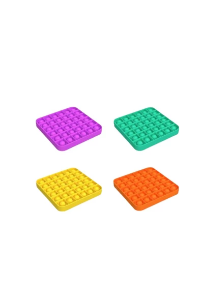 canlipetshop Özel Pop Duyusal Oyuncak Zihinsel Stres Kare 3 Adet ürün görseli 1