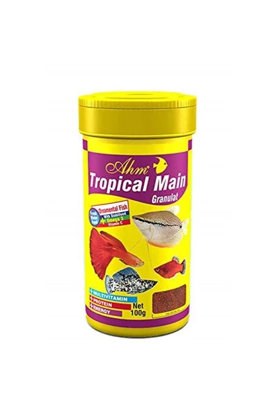 Ahm Marka: Tropical Main Food 250 Ml Balık Yemi Kategori: Akvaryum Balık Yemi ürün görseli 1