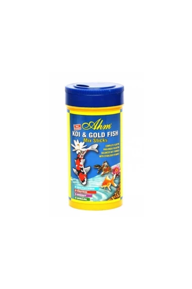 TROPİKAL Koi Ve Japon Balığı Karışık Yem (ahm Pond Mix Sticks 250 Ml) ürün görseli 1