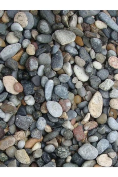 canlipetshop Karışık Doğal Çakıl Taşı 1-1,5-2 Cm İriliğinde Akvaryum Teraryum Saksı Süslemeleri İçin 2,5 Kg ürün görseli 1