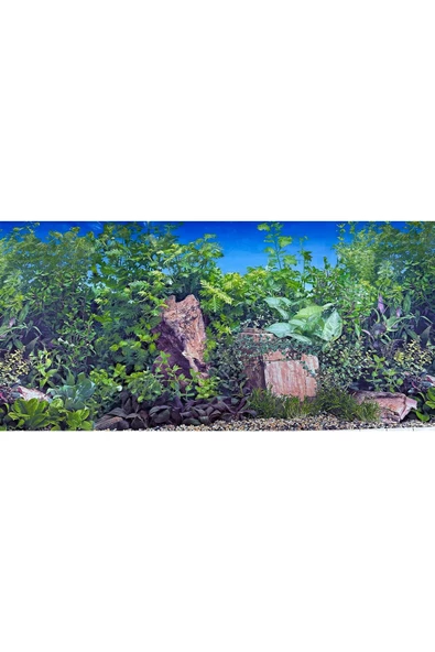 Arka Fon No: F6(Bitkili) 50 cm Uzunluk (Yükseklik 50 Cm) ürün görseli 1