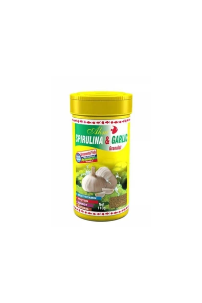 TROPİKAL Ahm Marin Spirulina Garlic Sarımsaklı Granül Yem 250 Ml ürün görseli 1
