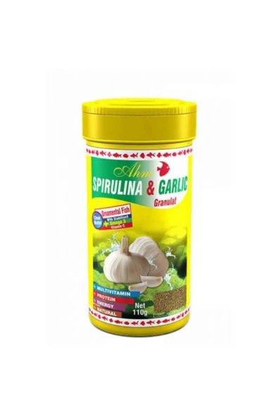 TROPİKAL Ahm Marin Spirulina Garlic Sarımsaklı Granül Yem 100 Ml ürün görseli 1