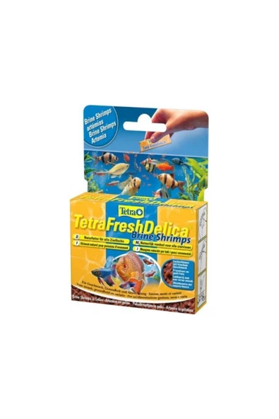 TROPİKAL Tetra Fresh Delica Brine Shrimps 3 Gr (jel Halinde Artemia) 3 Adet ürün görseli 1