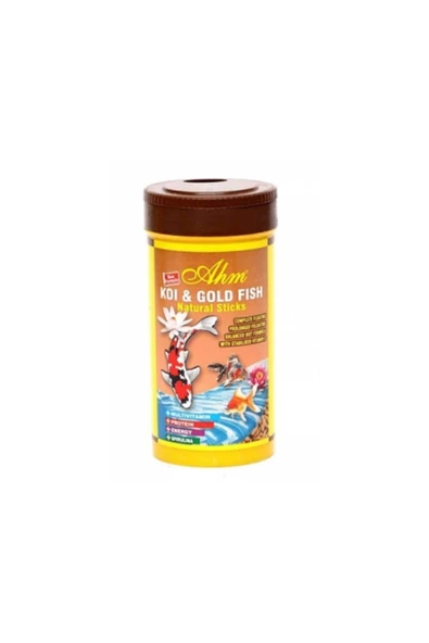 TROPİKAL Koi Ve Japon Balığı Doğal Yem (ahm Natural Pond Sticks 250 Ml) ürün görseli 1