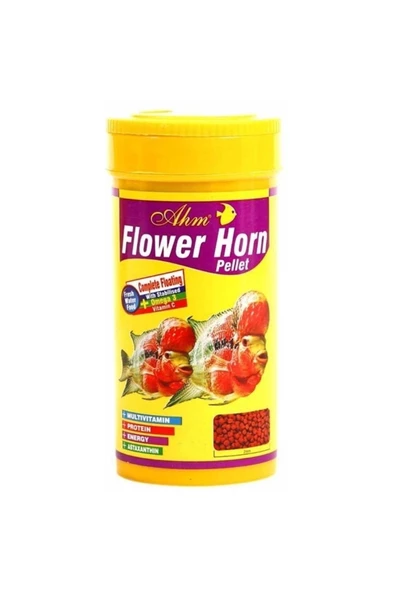 TROPİKAL Ahm Flower Horn 250 Ml Balık Renk Yemi ürün görseli 1