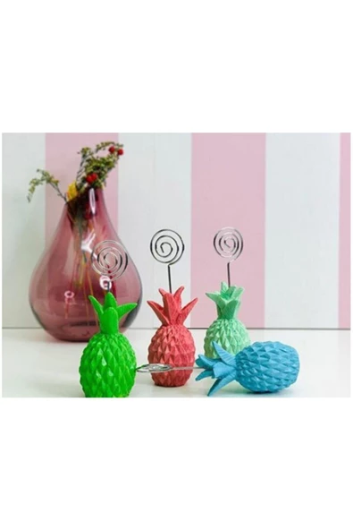 TROPİKAL Ananas Tasarımlı Polyester Notluk 1 Adet ürün görseli 1