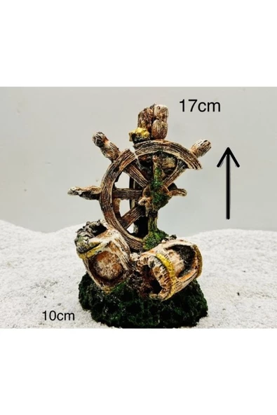 canlipetshop Akvaryum Dekor Batık Dümen ürün görseli 1