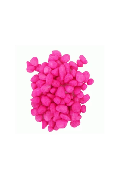 TROPİKAL Akvaryum  Fanus  Teraryum Fuşya Renk Dekor Taşları 8-10 Mm 1 Kg ürün görseli 1