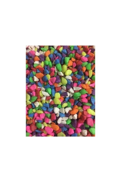 TROPİKAL Renkli Çakıl Taşı 1 Kg ürün görseli 1