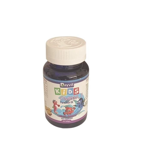 Dayvit Omega 3 Kids 100 Kapsül ürün görseli 1