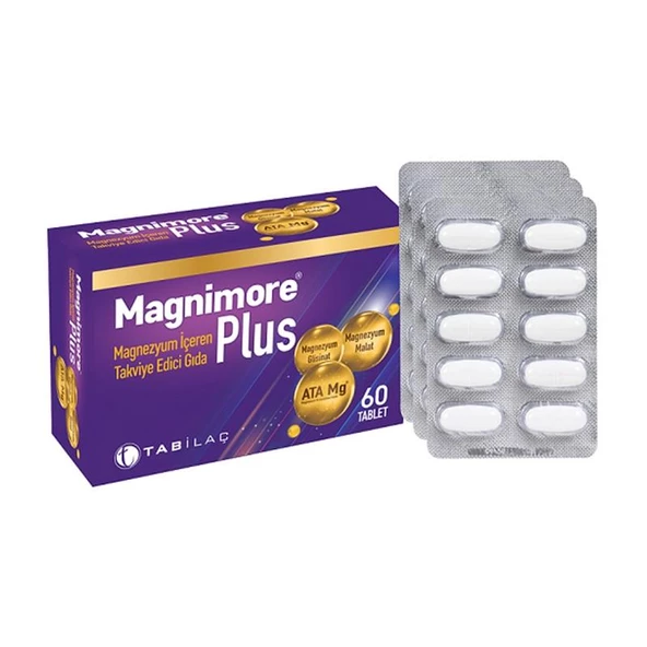 Magnimore Plus 60 Tablet ürün görseli 1