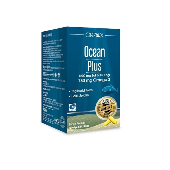 Ocean Plus Omega 3 1200 mg 50 Kapsül ürün görseli 1