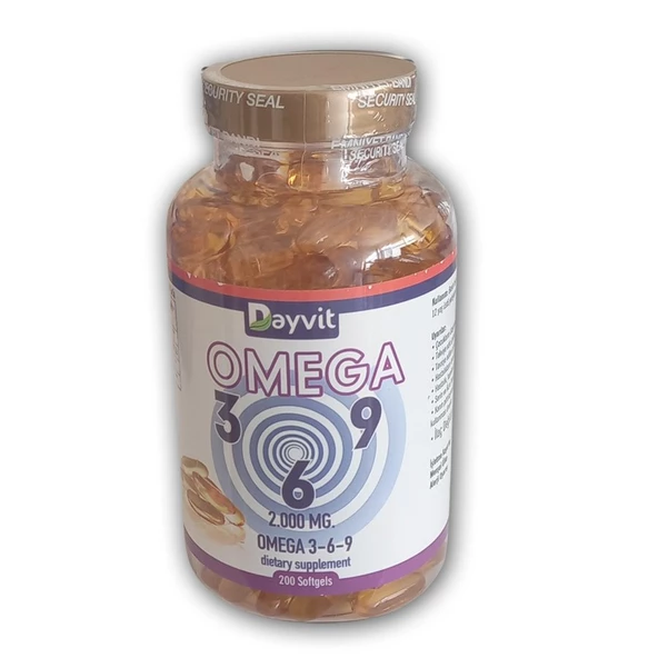 Dayvit Omega 3 6 9 200 Kapsül ürün görseli 1