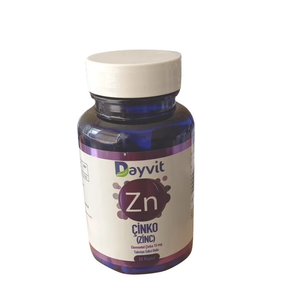 Dayvit ZN Çinko (Zinc) 15 MG 30 Kapsül ürün görseli 1