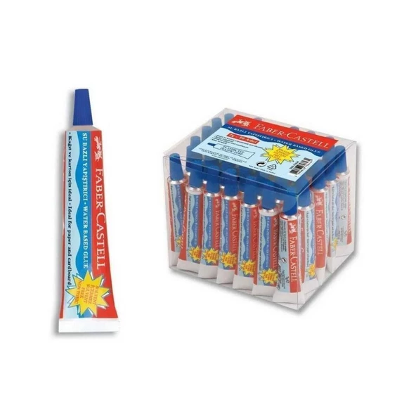 Faber Castell Sıvı Yapıştırıcı Su Bazlı 7 Gram 5088179645 - 50 Adet ürün görseli 1