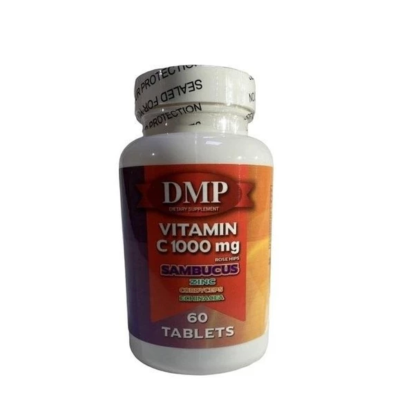Dmp Vitamin C 1000mg Çinko Kara Mürver Kordiseps Ekinezya Tablet 60 lik ürün görseli 1