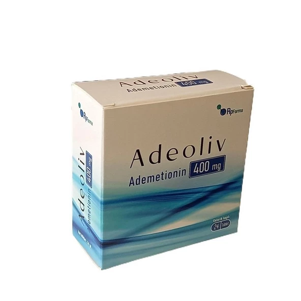 Adeoliv 400mg (Ademetionin) 24 Enterik Tablet ürün görseli 1