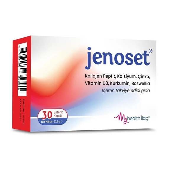 Jenoset Kollajen Peptit Kalsiyum 30 Kapsül ürün görseli 1