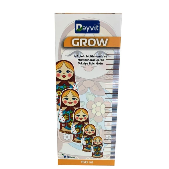 Dayvit Grow L Arjinin Multivitamin Sıvı 150ml ürün görseli 1