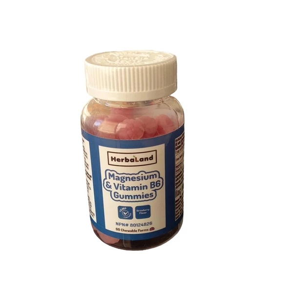 Herbaland Magnesium Vitamin B6 60 Gumies ürün görseli 1