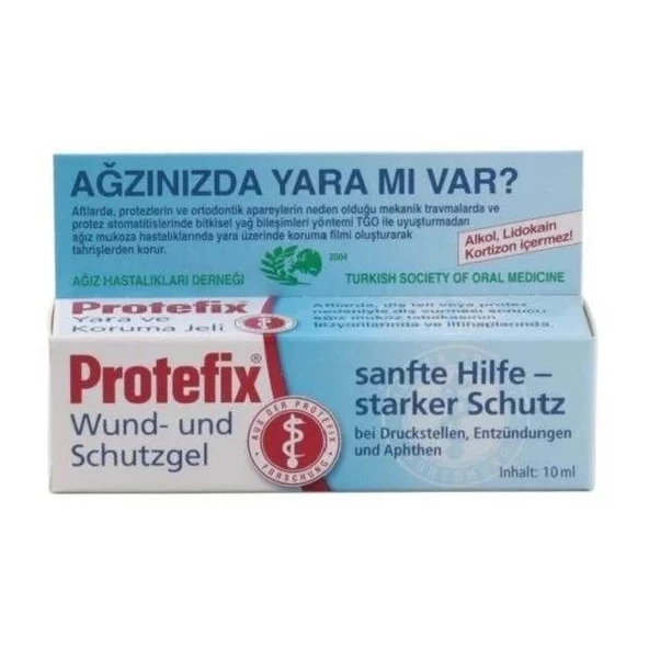 Protefix Ağız İçi Yara ve Koruma Jeli 10 ML ürün görseli 1
