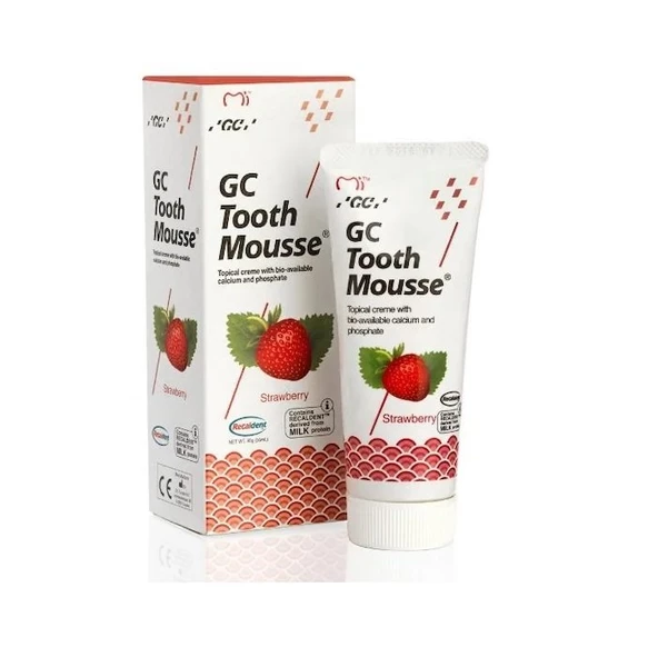GC Tooth Mousse Strawberry - Diş Macunu Çilekli 40gr ( 35ml ) ürün görseli 1