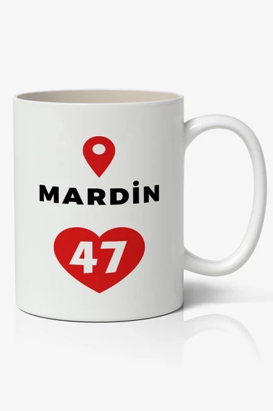 Mardin Baskılı Kupa Bardak Baskılı Kahve Kupa Bardak ürün görseli 1