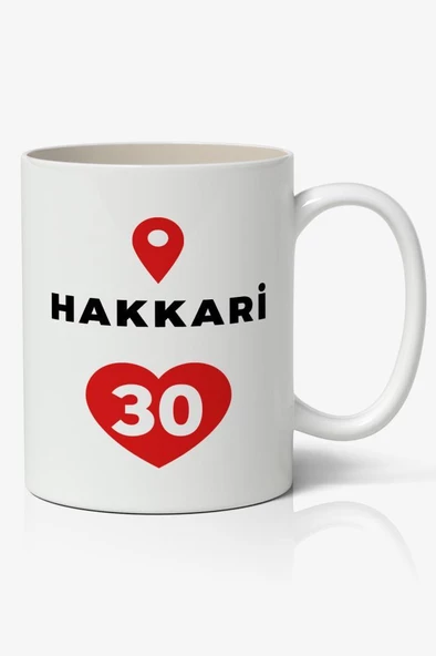 Hakkari Baskılı Kupa Bardak Baskılı Kahve Kupa Bardak ürün görseli 1
