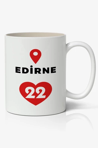 Edirne Baskılı Kupa Bardak Baskılı Kahve Kupa Bardak ürün görseli 1