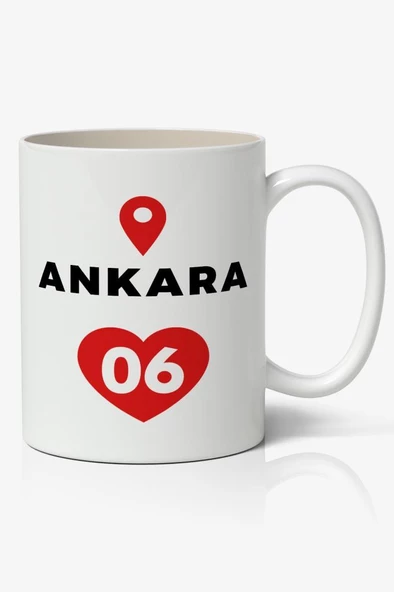 Ankara Baskılı Kupa Bardak Baskılı Kahve Kupa Bardak ürün görseli 1